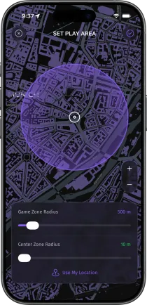 App screenshot — Create a game